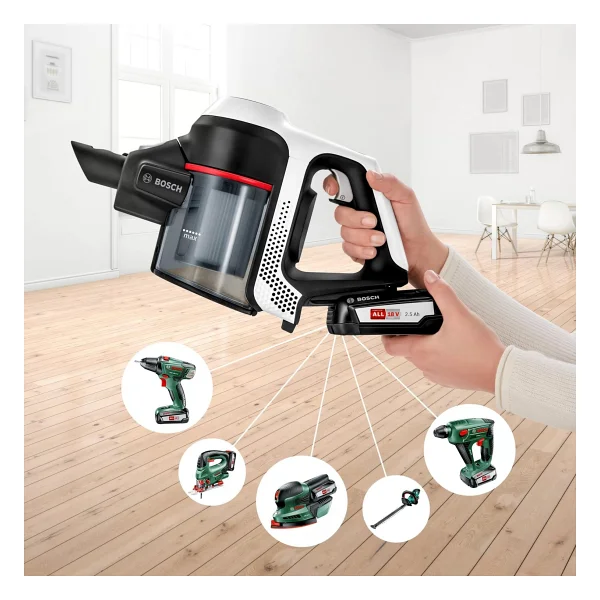 Bosch Unlimited 6 BBS611BSC Şarjlı Dikey Süpürge - Görsel 6