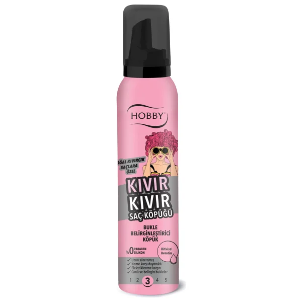 Hobby Kıvır Kıvır Bukle Belirginleştirici 150 Ml Saç Köpüğü - Görsel 2