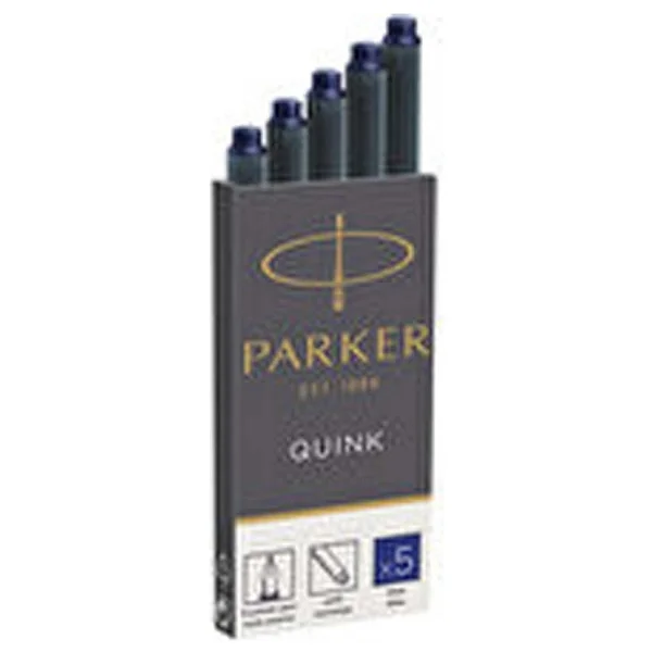 Parker Pk Quink Kartuş Mavi Renk 5'li Paket ( 3 Adet ) - Görsel 2