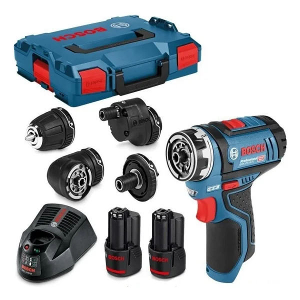 Bosch Gsr 12v-15 Fc Başlıklı Set Çift Akülü Vidalama Makinesi - Görsel 8