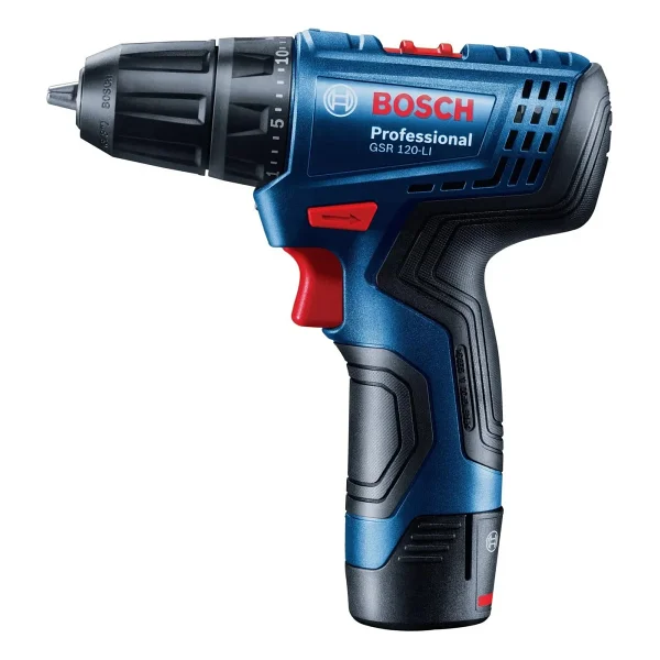 Bosch Gsr 120-Lı Akülü Vidalama + Glı 12v-300 Fener Çift Akülü 2 Ah Elektrikli El Aletleri Seti - Görsel 6