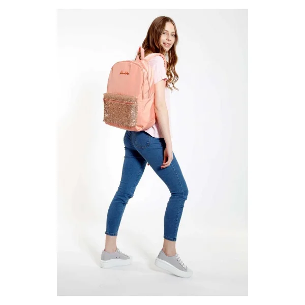 Kaukko Bright Taşlı Somon Okul Sırt Çantası - Görsel 4