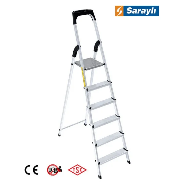 Saraylı 1504 Alüminyum 5+1 Basamaklı Merdiven - Görsel 2
