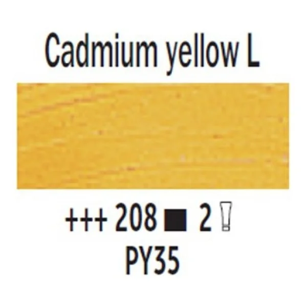 Talens Van Gogh 40 Ml 208 Cadmium Yellow Light Yağlı Boya - Görsel 2