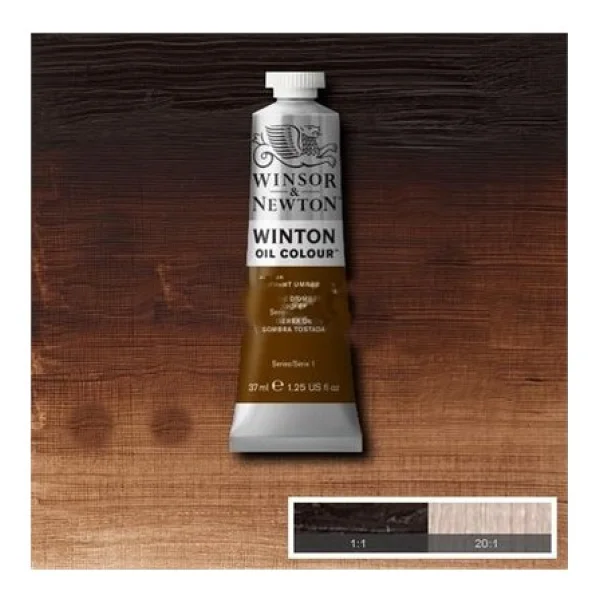 Winsor & Newton Winton 37 Ml 76 Burnt Umber Yağlı Boya - Görsel 2