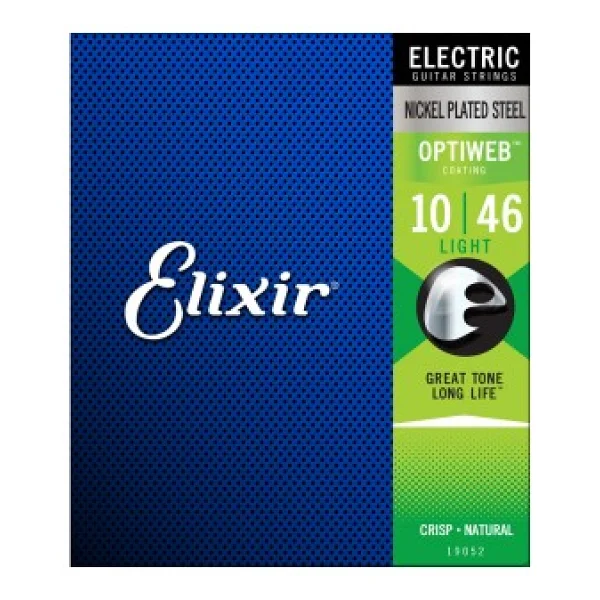 Elixir 19052 Optiweb Light 10-46 Elektro Gitar Teli - Görsel 3