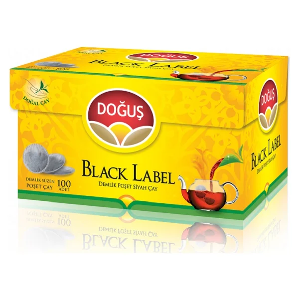Doğuş Black Label 3.2 Gr 100'lü Demlik Poşet Çay - Görsel 2