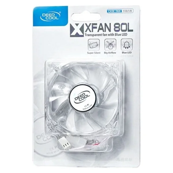 Deepcool Xfan 80l/B 8 Cm Mavi LED Kasa Fanı - Görsel 4