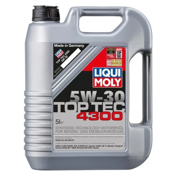 Liqui Moly Top Tec 4300 5w-30 5 Lt Motor Yağı - Görsel 2