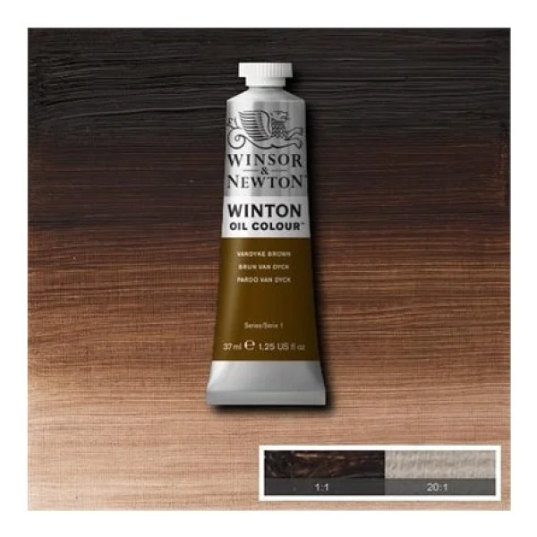 Winsor & Newton Winton 37 Ml 676 Vandyke Brown Yağlı Boya - Görsel 2