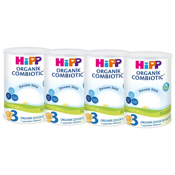 Hipp Organik Combiotic 3 Devam Sütü 350 Gr 4 Adet - Görsel 2