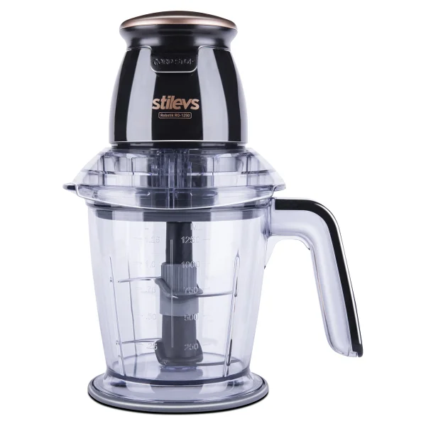 Stilevs Ro-1250 Robotik Mega Siyah 500 W 4 Bıçaklı Doğrayıcı - Görsel 7