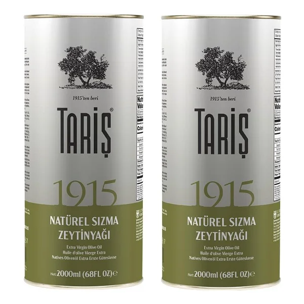 Tariş 1915 Sızma Zeytinyağı 2 Lt X 2 Adet - 4 Lt - Görsel 4