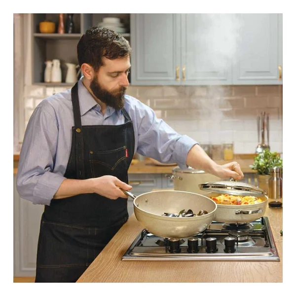 Korkmaz Granita A1267 28 Cm Wok Tava - Görsel 6
