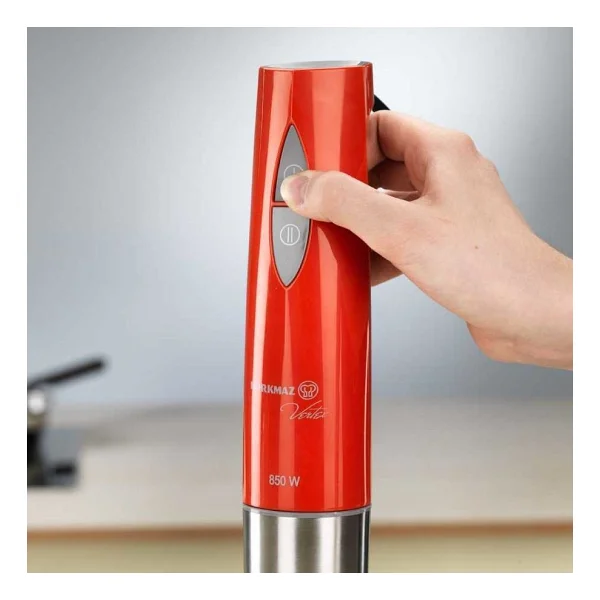 Korkmaz A444-04 Vertex Duo Kırmızı 850 W Blender - Görsel 3