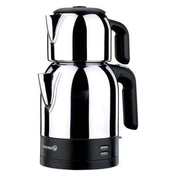 Korkmaz A359-06 Demkolik Satin Siyah 1600 W Çelik Çay Makinesi - Görsel 6