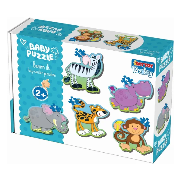 Diytoy Baby Puzzle İlk Hayvanlarım - Görsel 4
