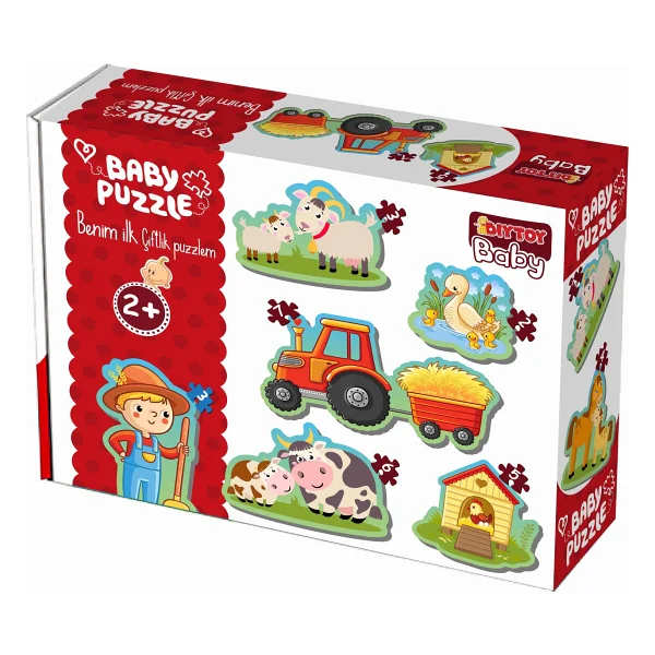 Diytoy Baby Puzzle Çiftlik Hayvanları - Görsel 8
