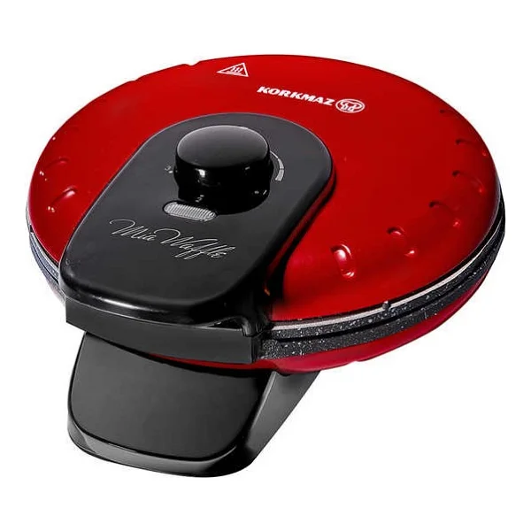 Korkmaz Mia Siyah Waffle Makinesi 850 W Kalp Yüzey Şekilleri İle Ergonomik Tasarım - Görsel 8