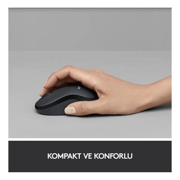 Logitech M220 910-004880 Kırmızı Sessiz Optik Kablosuz Mouse - Görsel 3