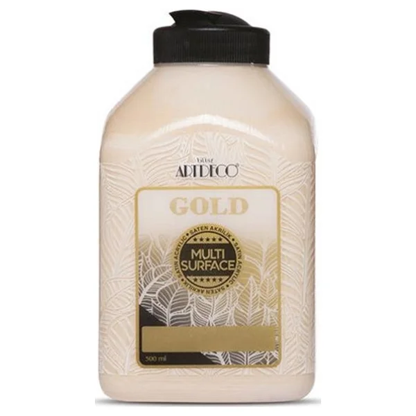 Artdeco Gold Multi Surface 500 Ml 301 Meşe Akrilik Boya - Görsel 5