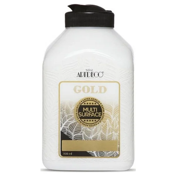 Artdeco Gold Multi Surface 500 Ml 301 Meşe Akrilik Boya - Görsel 6