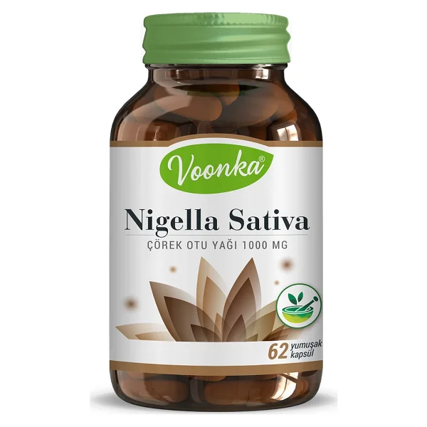 Voonka Nigella Sativa Çörek Otu Yağı 1000 Mg 62 Kapsül - Görsel 5