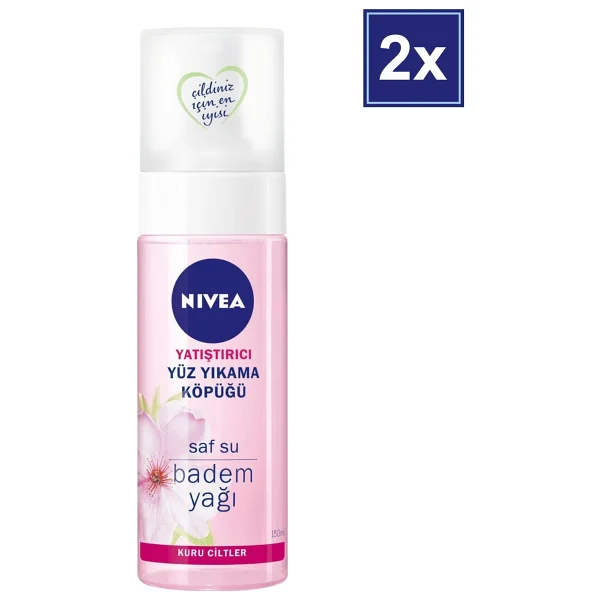 Nivea Yatıştırıcı Kuru Ciltler İçin 150 Ml 2 Adet Yüz Yıkama Köpüğü - Görsel 2