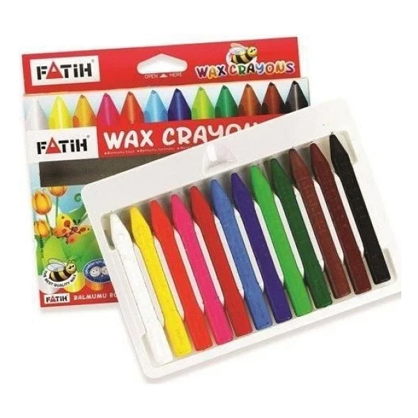 Fatih Wax Jumbo 12'li Mum Boya - Görsel 2