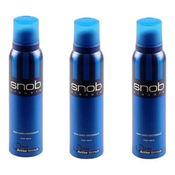Snob Classic 150 Ml 3 Adet Deo Sprey - Görsel 3
