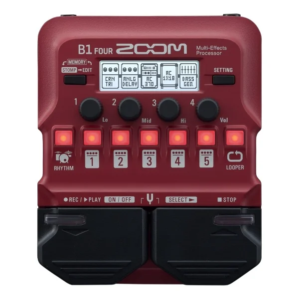 Zoom B1 Four Bass Multi-Efekt Prosesörü - Görsel 4