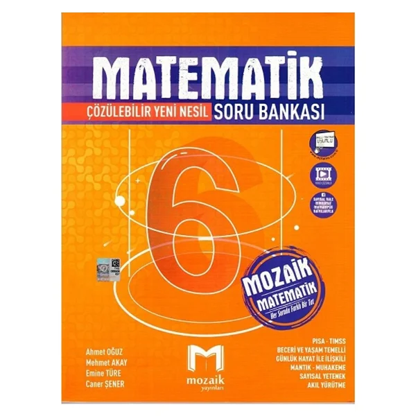 Mozaik Yayınları 6. Sınıf Matematik Soru Bankası - Görsel 5