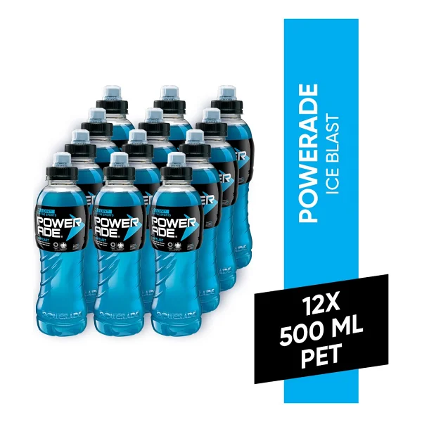 Powerade Ice Blast 500 Ml 12'li Paket Enerji İçeceği - Görsel 2