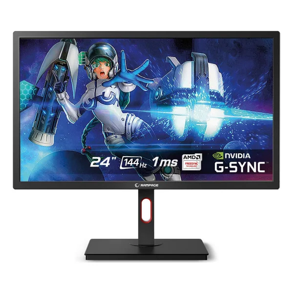 Rampage Flash Rm-244s 24" 1 Ms Full HD Pivot 200 Hz Oyuncu Monitörü - Görsel 8