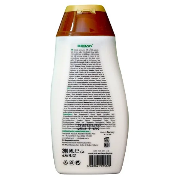 Bebak Sun 200 Ml 30 Faktör Güneş Losyonu - Görsel 2