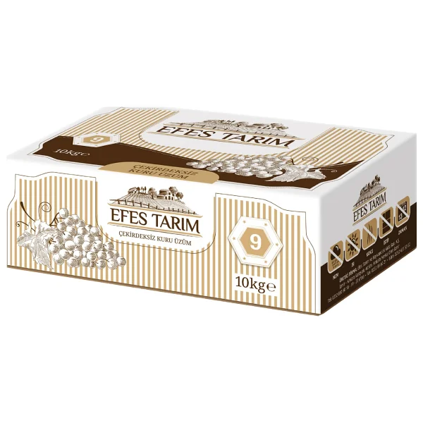 Efes Tarım 10 Kg Natürel No.9 Çekirdeksiz Kuru Üzüm - Görsel 5