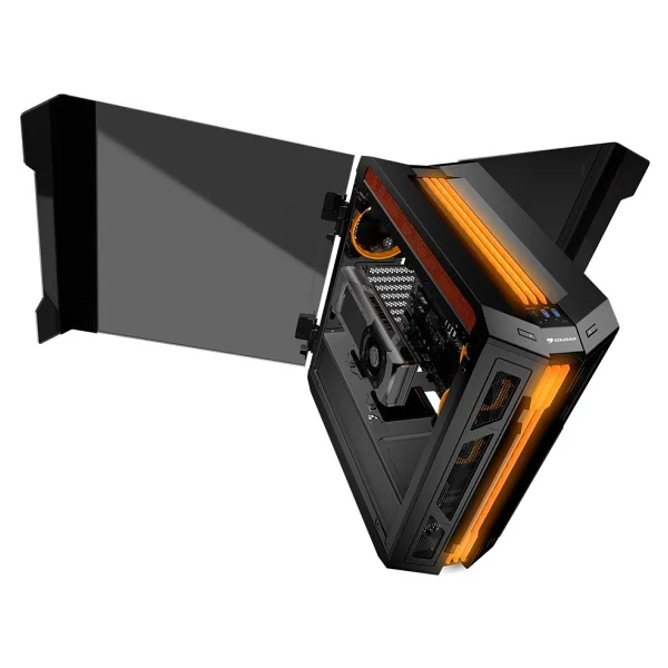 Cougar Gemini T Cgr-6kmtb-RGB LED Panel Atx Oyuncu Kasası - Görsel 2