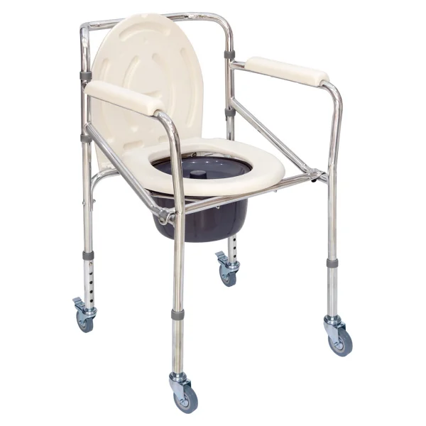 Comfort Plus Dm696 Tekerlekli Kovalı Komot - Görsel 4