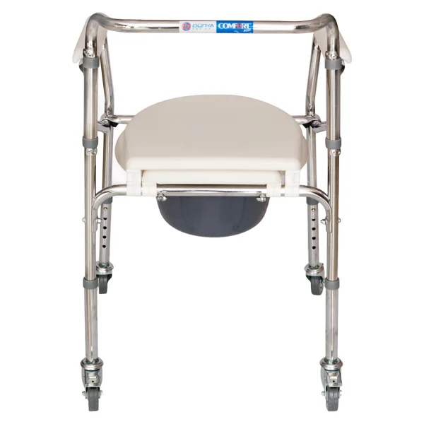 Comfort Plus Dm696 Tekerlekli Kovalı Komot - Görsel 2