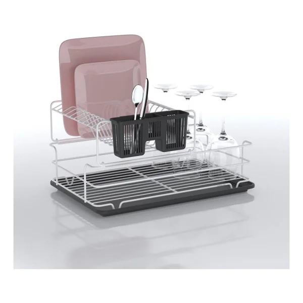 Tekno-tel Iki Katlı Bulaşıklık Tabaklık Beyaz KB015 - Görsel 4