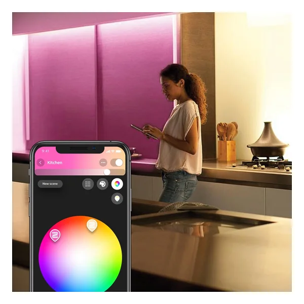 Philips Hue Lightstrip Plus 2 M RGB Şerit LED - Görsel 3