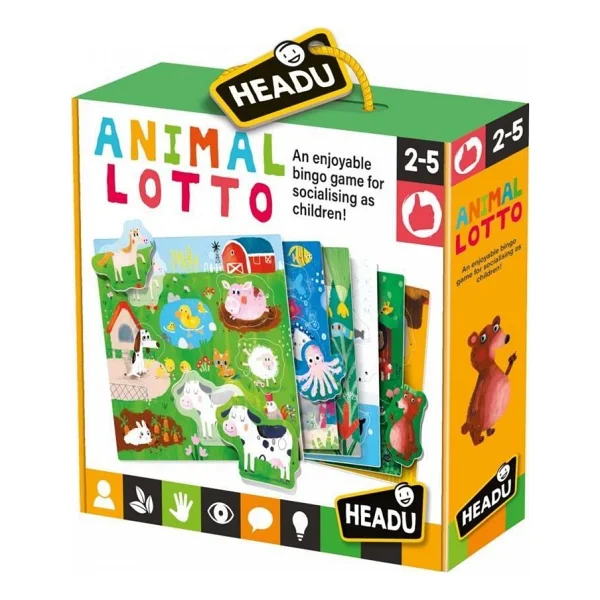 Headu Hayvan Lotosu Puzzle (Anımal Lotto Montessorı (2-5 Yaş) - Görsel 3