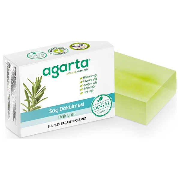 Agarta Doğal Bakım Saç Dökülmesine Karşı Sabun 150 Gr - Görsel 6