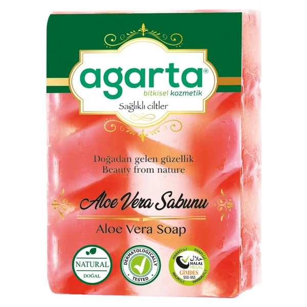 Agarta Aloe Vera El Yapımı Doğal Sabun 150 Gr - Görsel 3