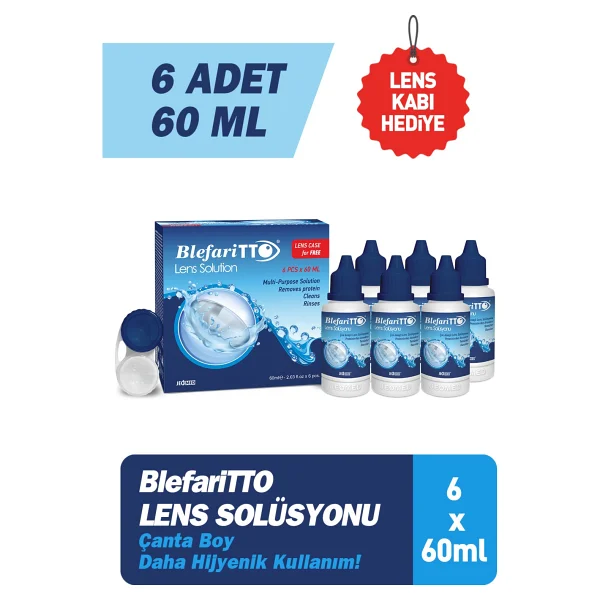 Tto Blefaritto 60 Ml 6 Adet Lens Solüsyonu - Görsel 2