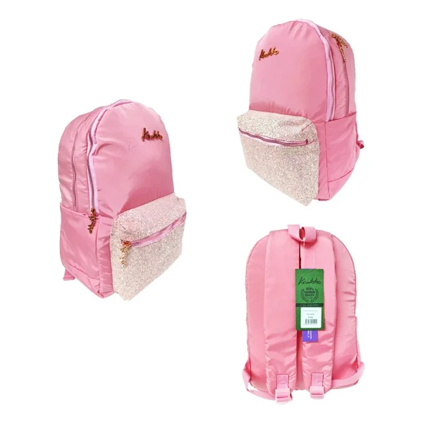 Kaukko Bright Taşlı Rose Okul Sırt Çantası - Görsel 2