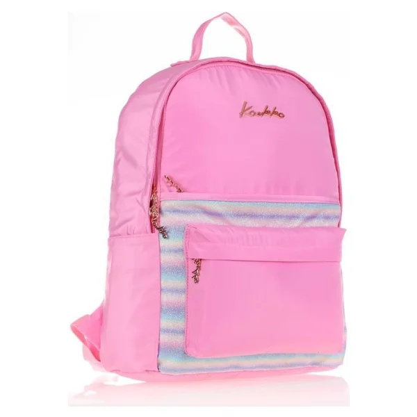 Kaukko K1536 Magical Simli Pembe Okul Sırt Çantası - Görsel 2