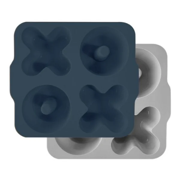 Oioi Xoxo Deep Blue-Powder Grey 2'li Kek Kalıbı - Görsel 6