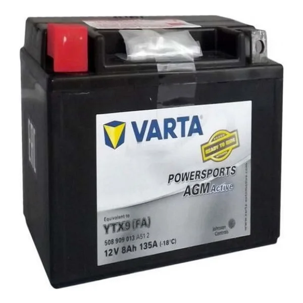 Varta Powersports Agm Ytx9-Bs 12 V 8 Ah Motosiklet Aküsü - Görsel 2
