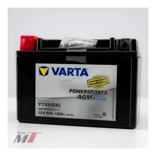 Varta Powersports Agm Ytx9-Bs 12 V 8 Ah Motosiklet Aküsü - Görsel 4